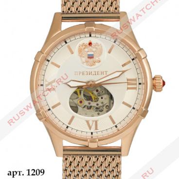 Đồng hồ Tổng thống Nga President dây thép mạ vàng 4609161_01
