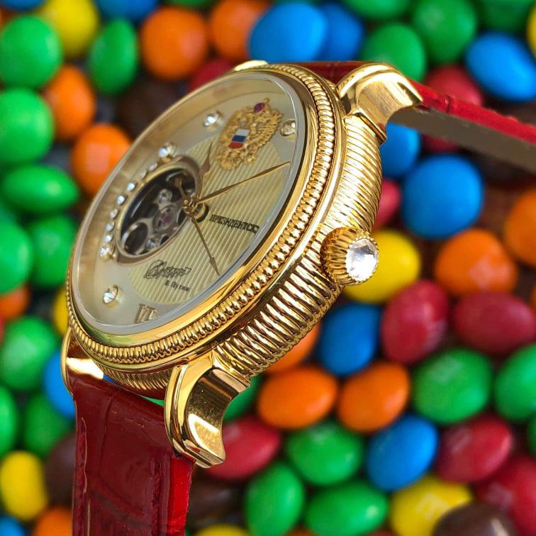 Đồng hồ Nga nữ chữ ký tổng thống hở tim 252ck057