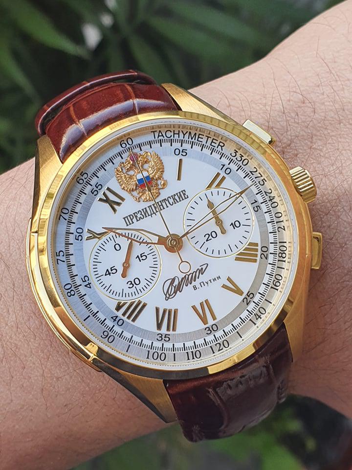 Đồng hồ Nga chữ ký Tổng thống bấm giờ automatic 252062