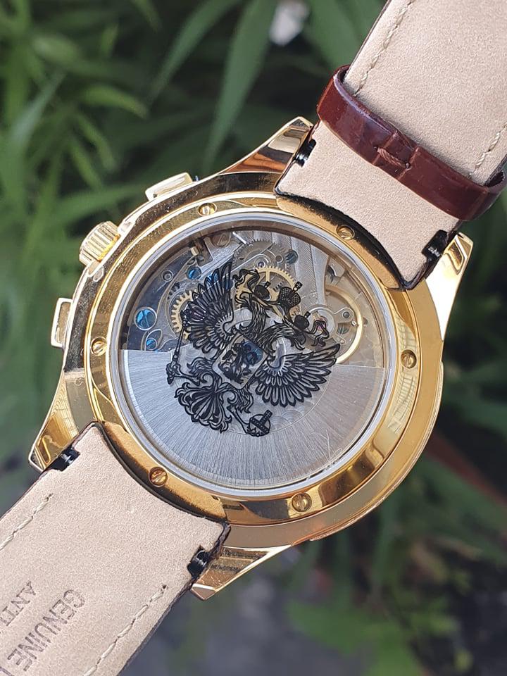 Đồng hồ Nga chữ ký Tổng thống bấm giờ automatic 252062