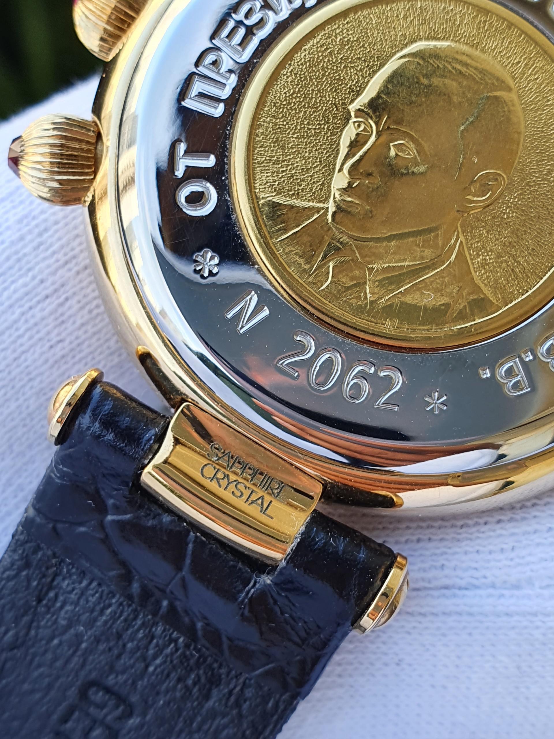 Đồng hồ Nga chữ ký Tổng thống Putin máy 3133 Au10, kính sapphire, 252063