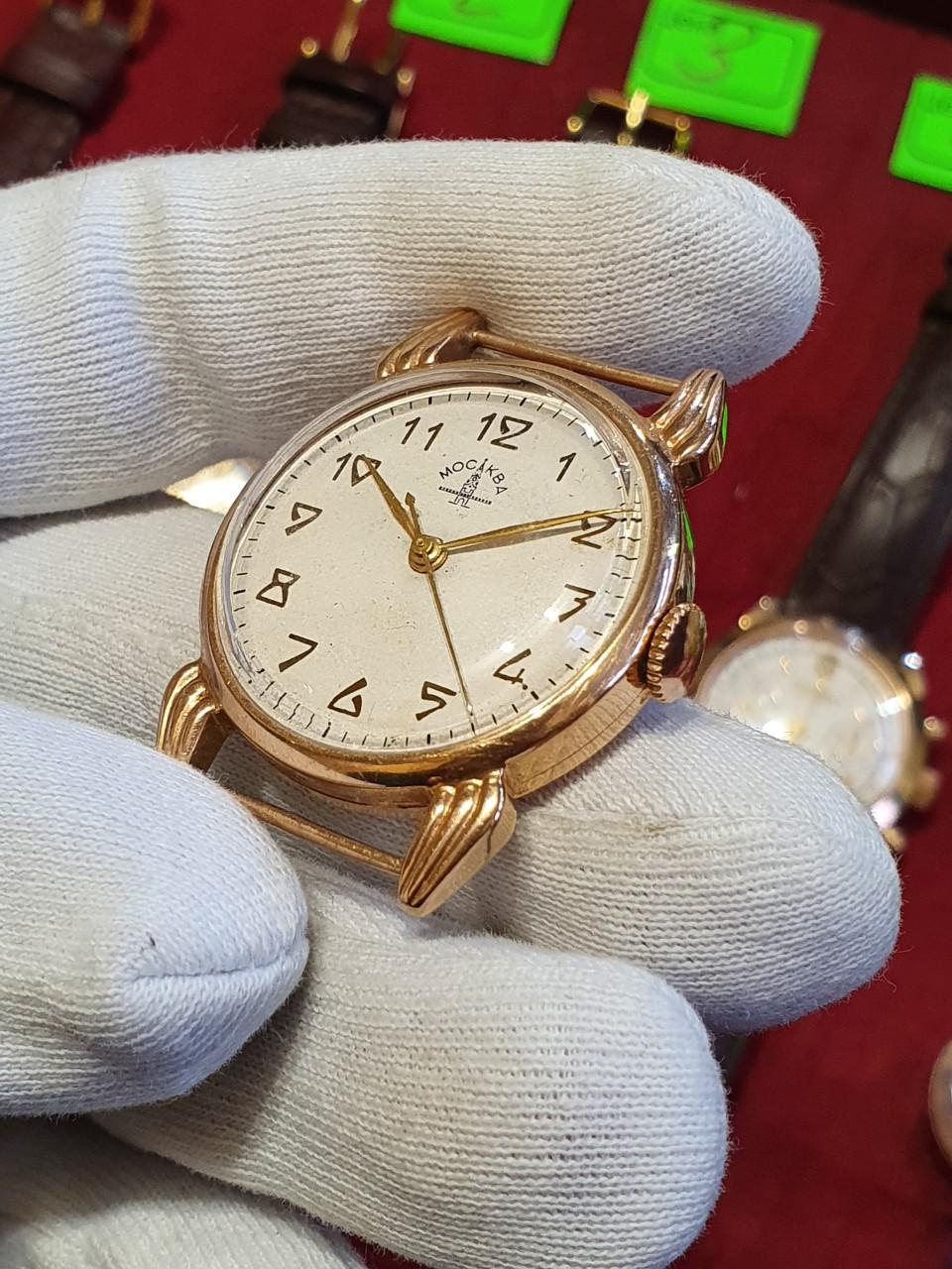 Đồng hồ Poljot Mockva 252ĐHC005 automatic vàng đúc nguyên khối