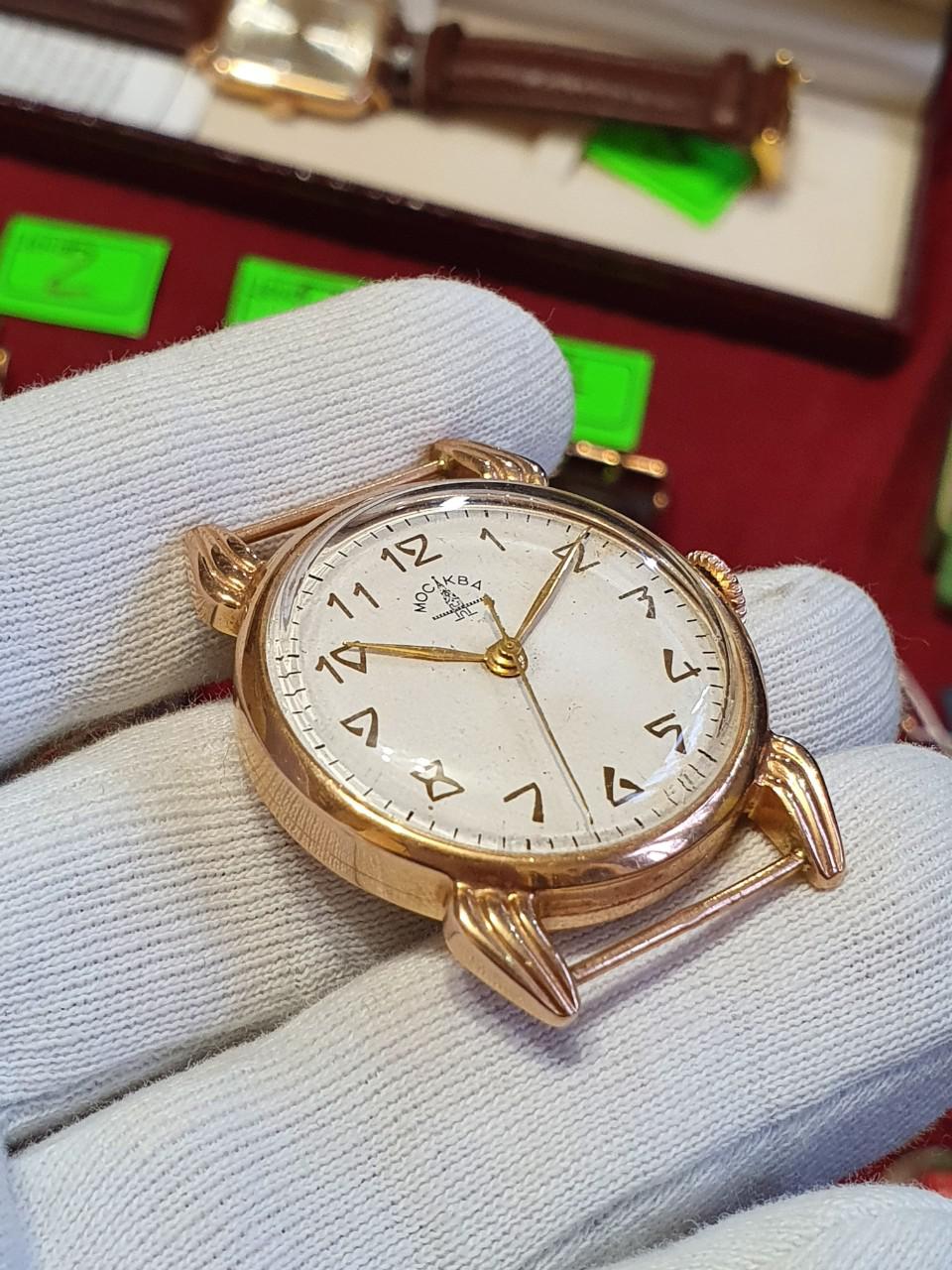 Đồng hồ Poljot Mockva 252ĐHC005 automatic vàng đúc nguyên khối