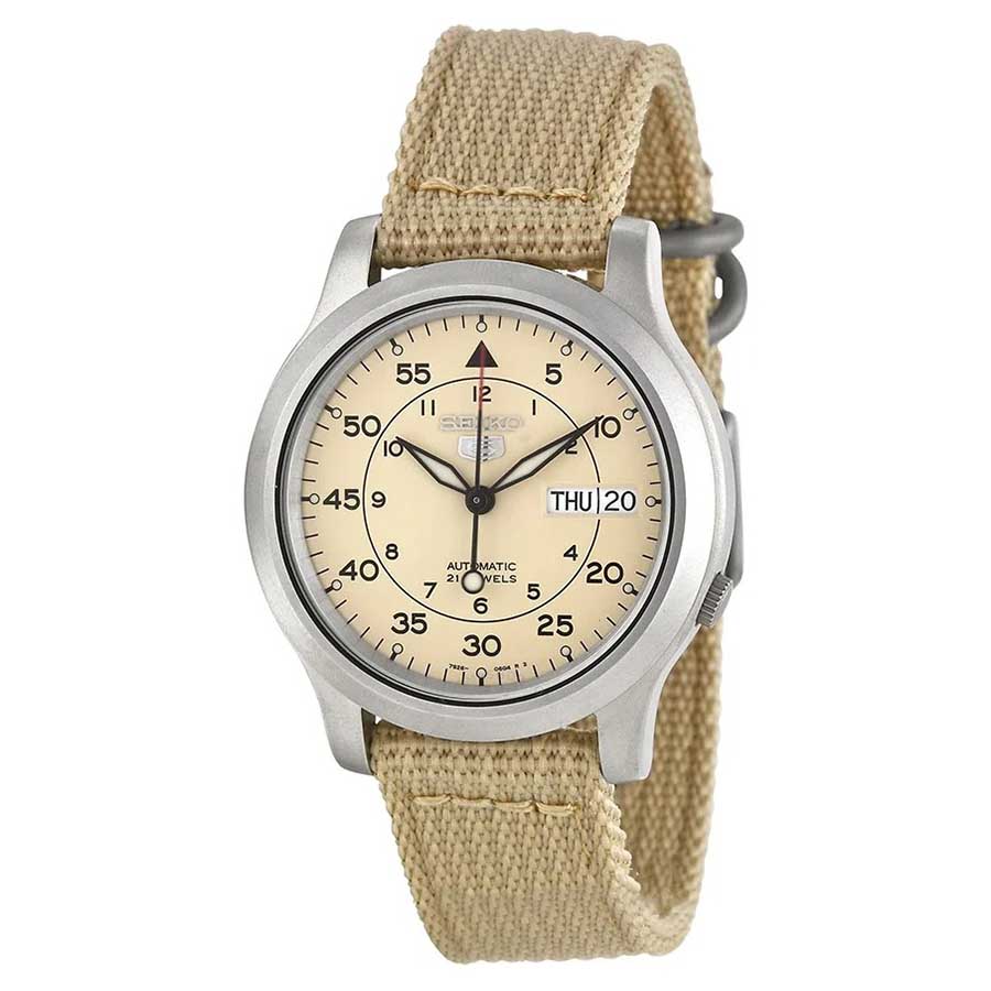 Đồng Hồ Nam Seiko Automatic SNK803K2 Màu Be