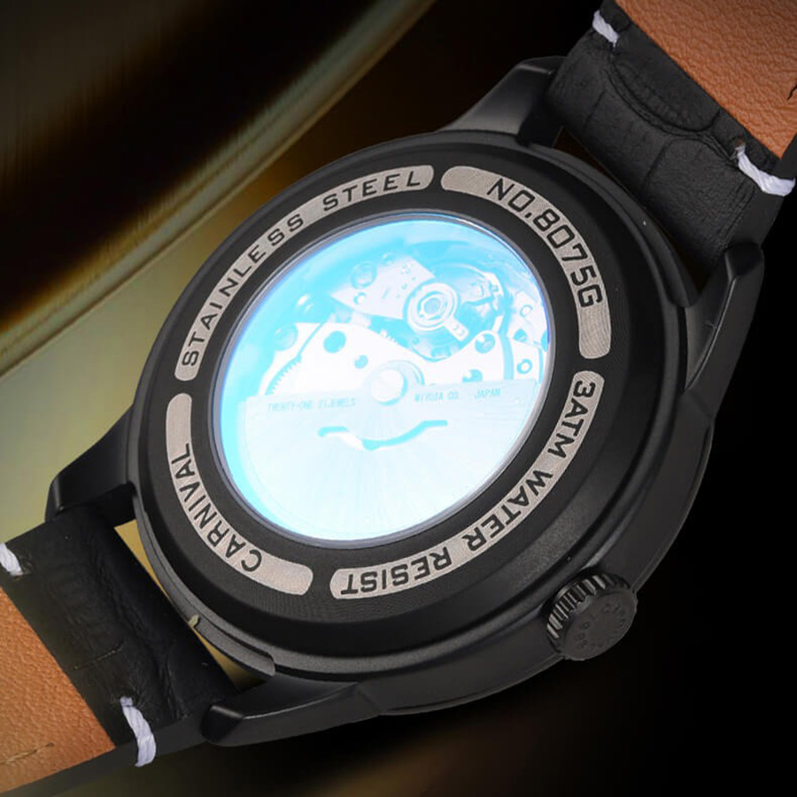 Đồng Hồ Nam I&W Carnival 578G1 Automatic Màu Đen