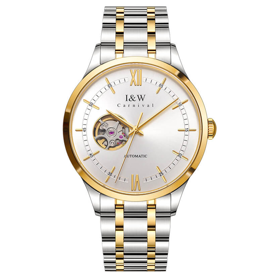 Đồng Hồ Nam I&W Carnival 570G1 Automatic Màu Bạc