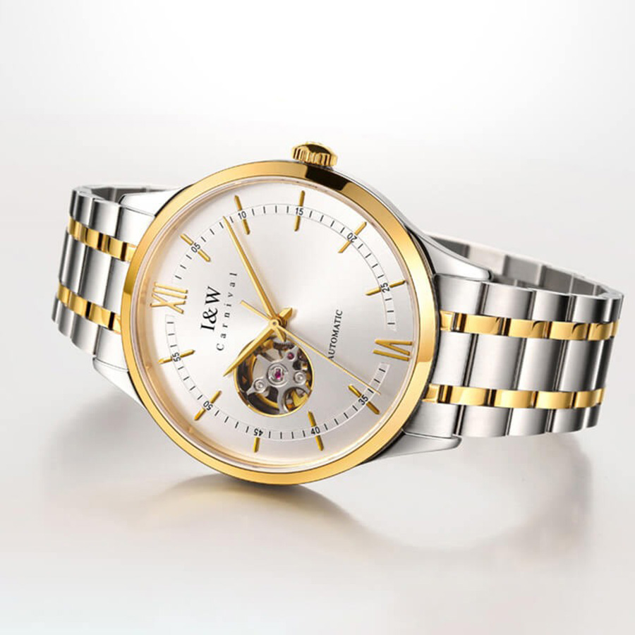 Đồng Hồ Nam I&W Carnival 570G1 Automatic Màu Bạc