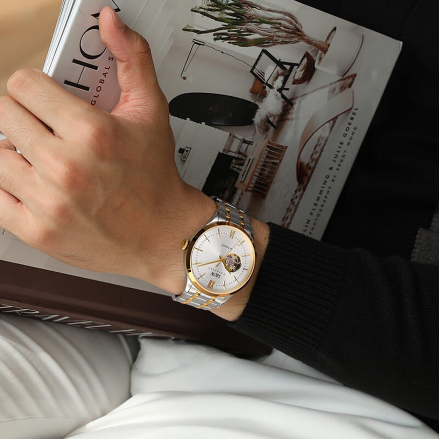 Đồng Hồ Nam I&W Carnival 570G1 Automatic Màu Bạc