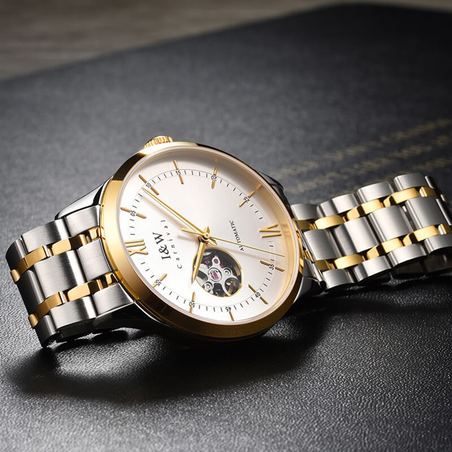 Đồng Hồ Nam I&W Carnival 570G1 Automatic Màu Bạc