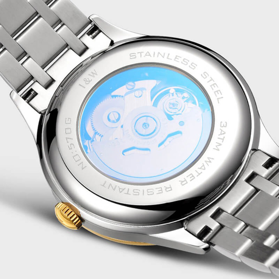 Đồng Hồ Nam I&W Carnival 570G1 Automatic Màu Bạc