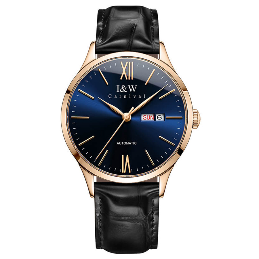 Đồng Hồ Nam I&W Carnival 529G2 Automatic Màu Xanh Đen