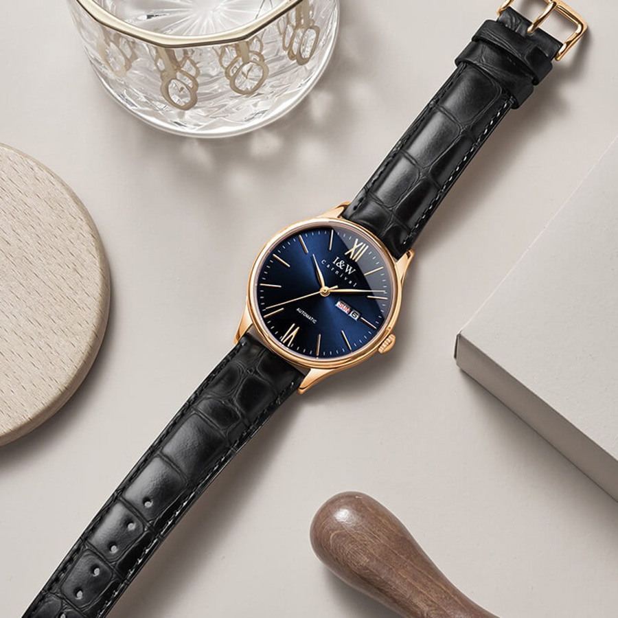 Đồng Hồ Nam I&W Carnival 529G2 Automatic Màu Xanh Đen