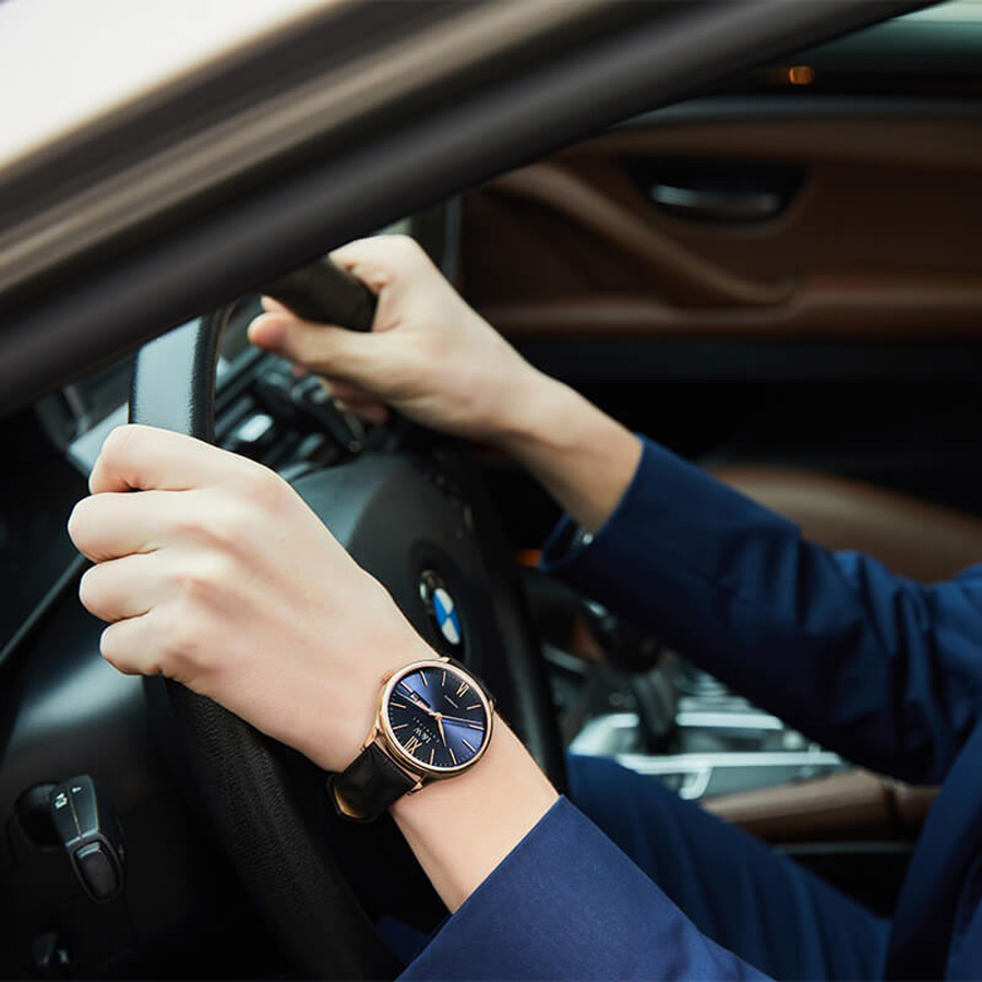 Đồng Hồ Nam I&W Carnival 529G2 Automatic Màu Xanh Đen