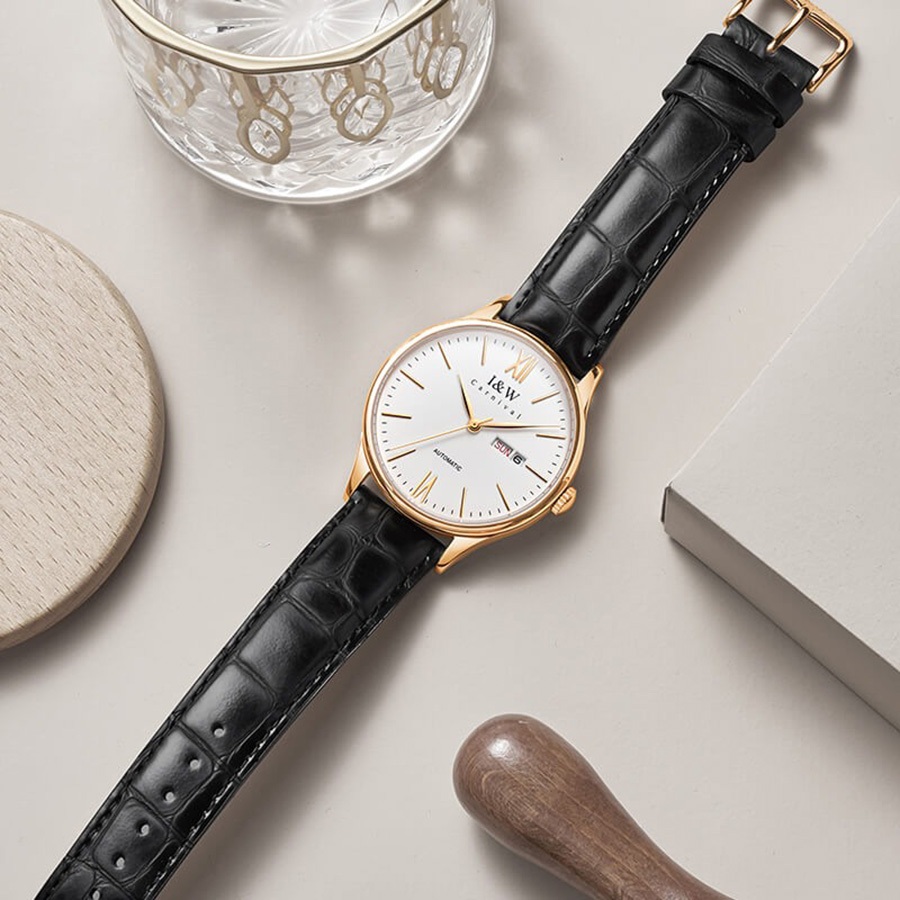 Đồng Hồ Nam I&W Carnival 529G1 Automatic Màu Đen Trắng