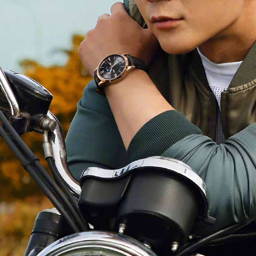 Đồng Hồ Nam I&W Carnival 528G3 Automatic Màu Đen