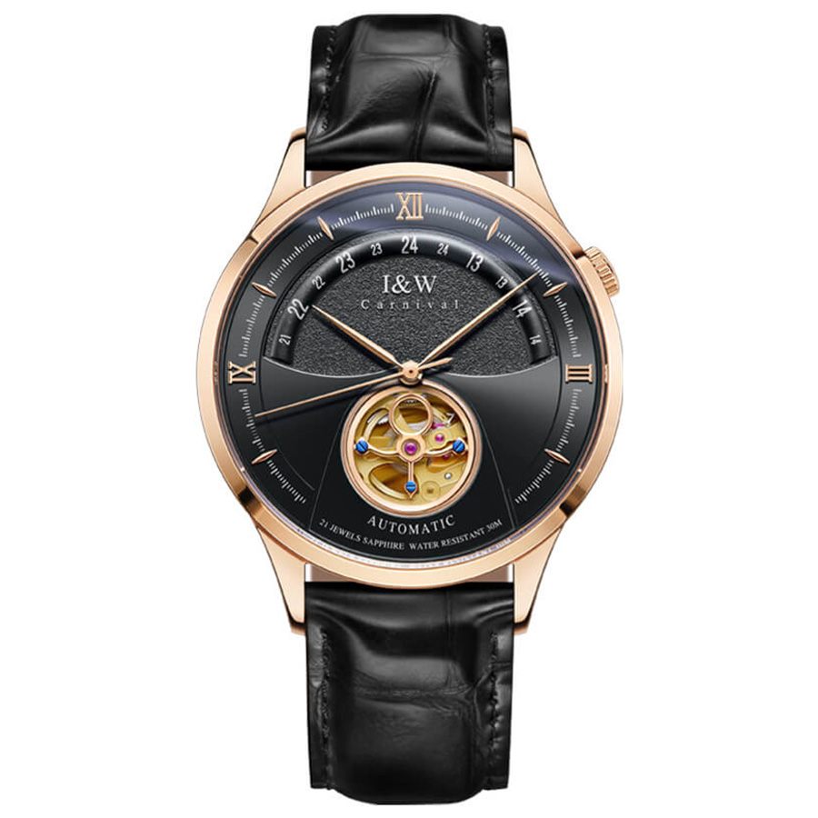 Đồng Hồ Nam I&W Carnival 525G3 Automatic Màu Đen