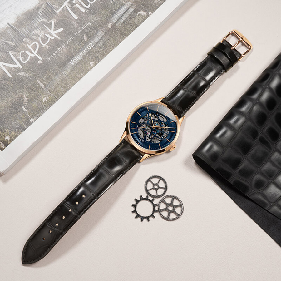 Đồng Hồ Nam I&W Carnival 524G1 Automatic Màu Xanh Đen