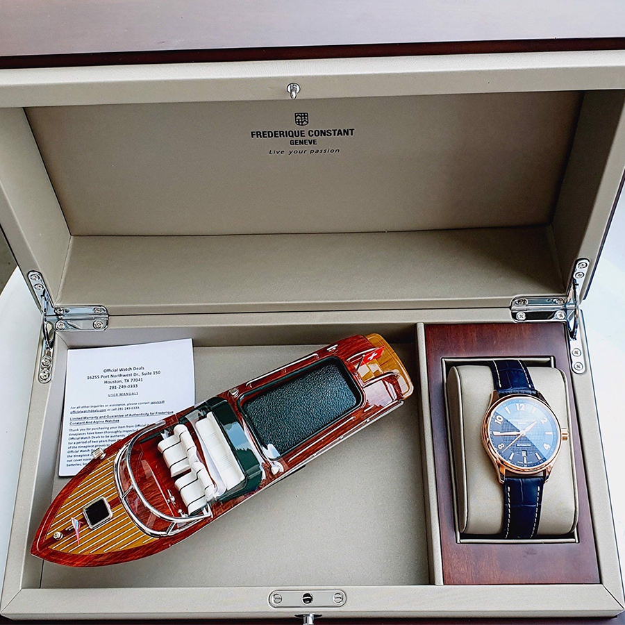 Đồng Hồ Nam Frederique Constant Runabout Automatic Limited Edition FC-303RMN5B4 Màu Xanh Navy (Hộp FC Kèm Mô Hình)