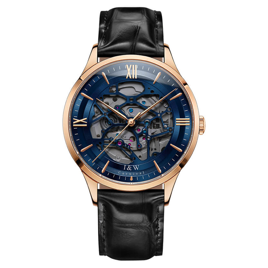 Đồng Hồ Nam I&W Carnival 523G1 Automatic Màu Xanh Đen