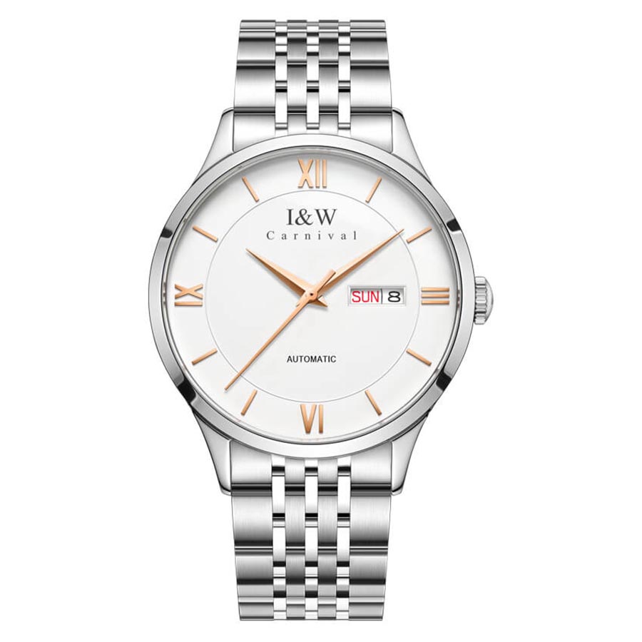 Đồng Hồ Nam I&W Carnival 510G8 Automatic Màu Bạc
