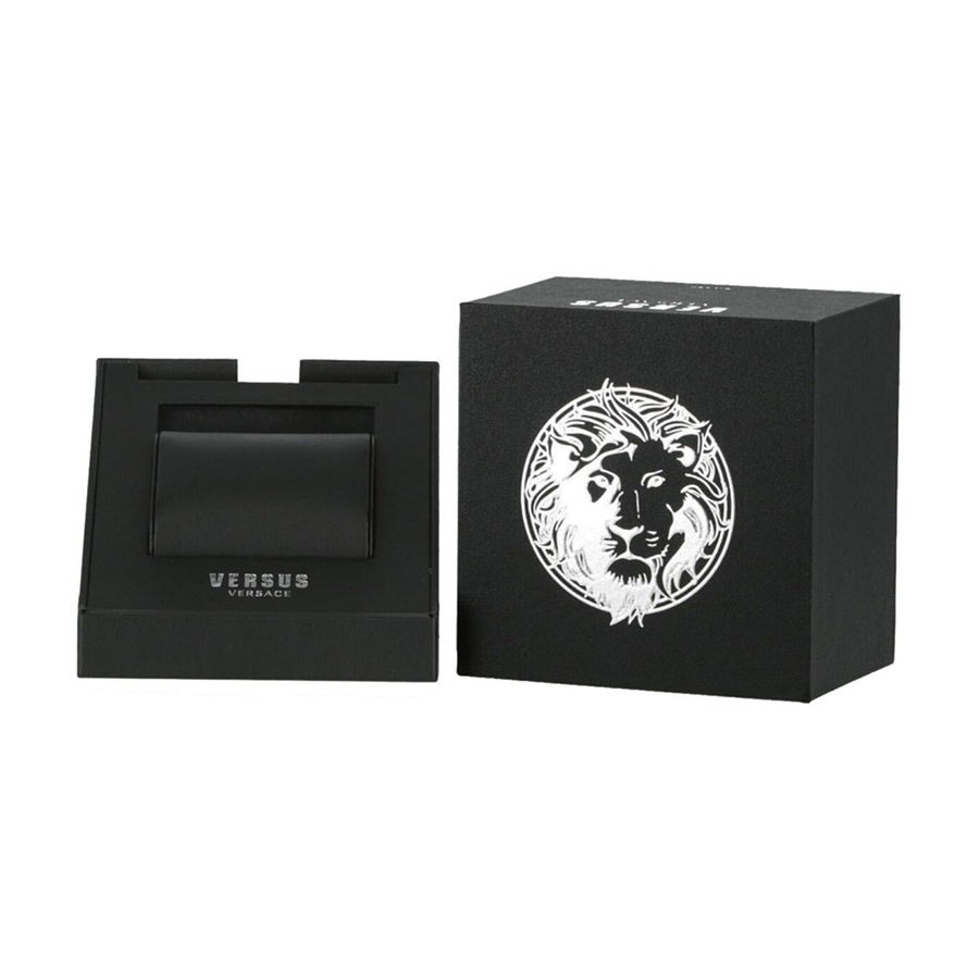 Đồng Hồ Nam Versus Versace Teatro Black 40mm Strap Fashion Watch VSPVU1221 Màu Đen