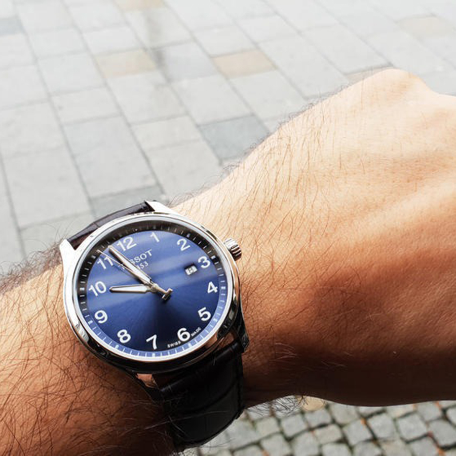 Đồng Hồ Nam Tissot Gent Xl Classic T116.410.16.047.00 Màu Xanh Nâu