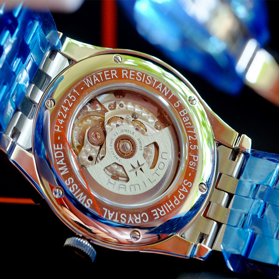 Đồng Hồ Nam Hamilton American Classic Spirit Of Liberty Auto H42425151 Màu Bạc Vàng Hồng