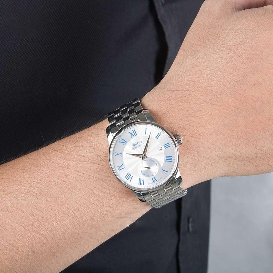 Đồng Hồ Nam Mido Baroncelli II Automatic M8608.4.21.1 Màu Bạc