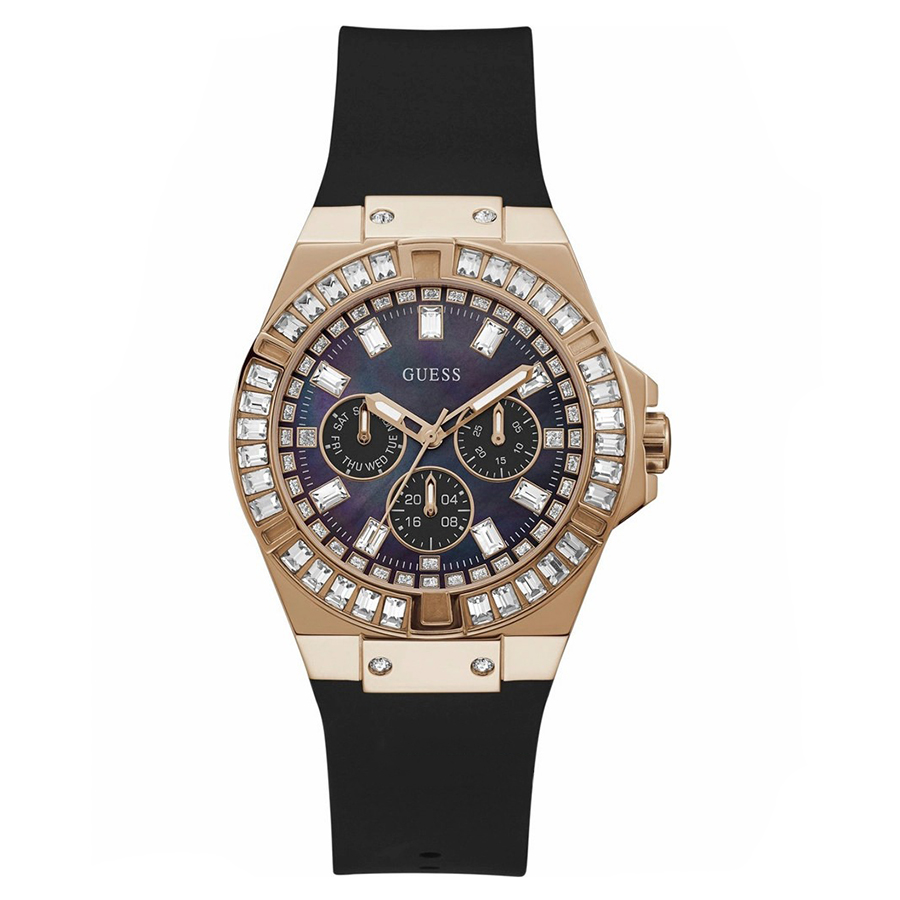Đồng Hồ Unisex Guess GW0118L2 Dây Cao Su Màu Đen
