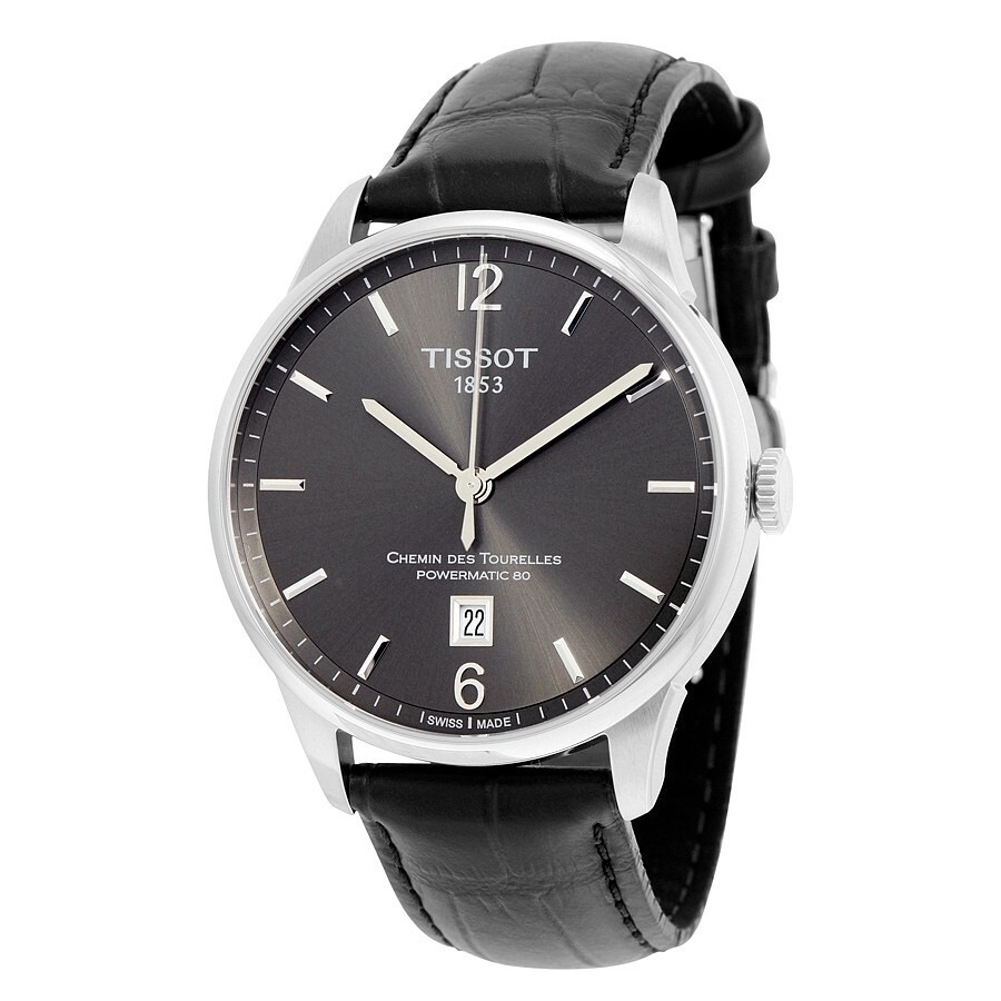 Đồng Hồ Nam Tissot Aurtomatic Chemin Des Tourelles Powermatic 80 T099.407.16.447.00 Màu Đen Bạc