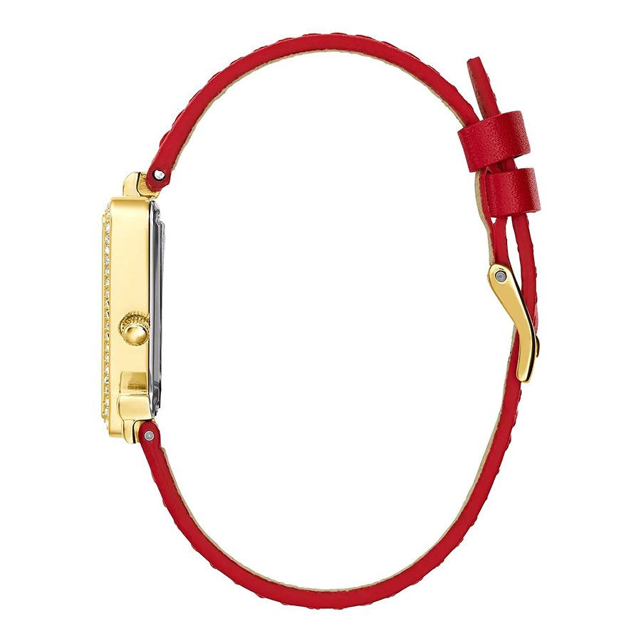 Đồng Hồ Nữ Guess GW0504L2 Quartz Gold Tone Màu Đỏ
