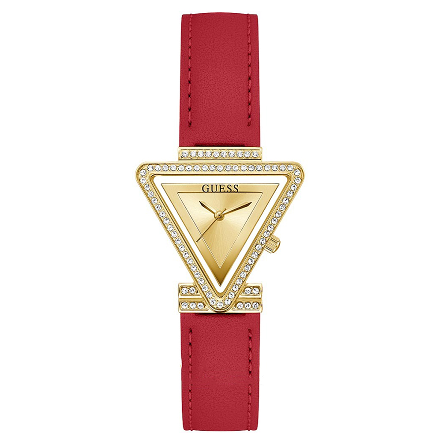 Đồng Hồ Nữ Guess GW0504L2 Quartz Gold Tone Màu Đỏ