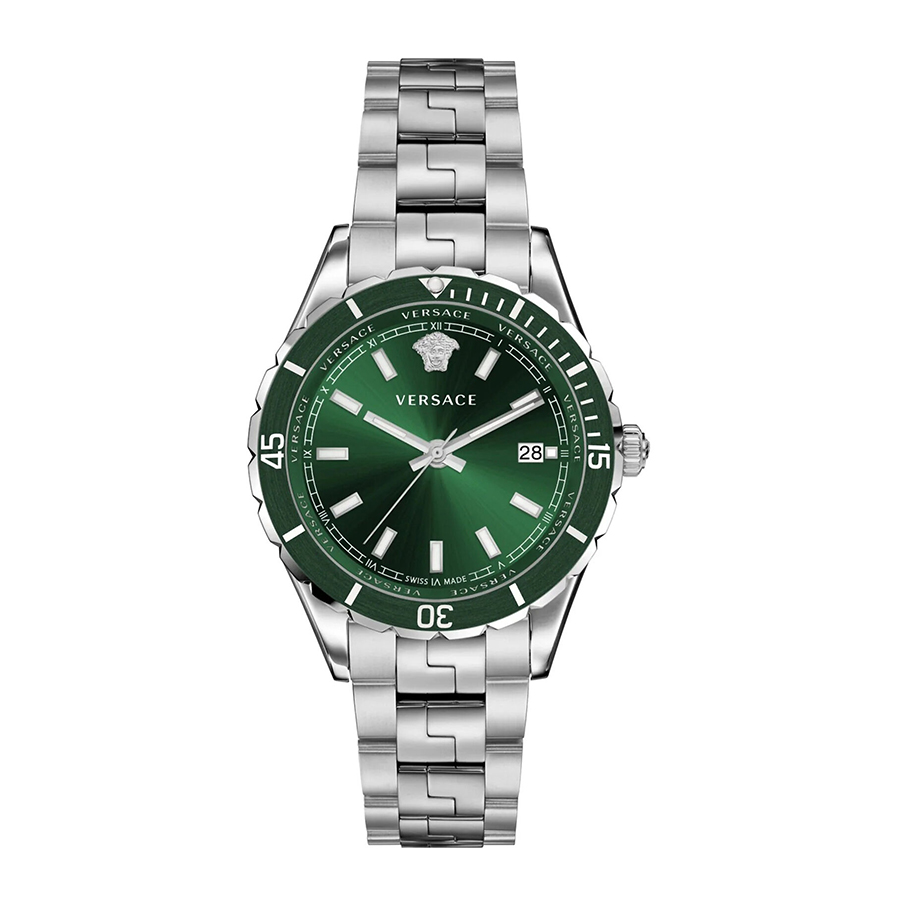 Đồng Hồ Nam Versace Hellenyium Men's Watch VE3A01022 Màu Xanh Green