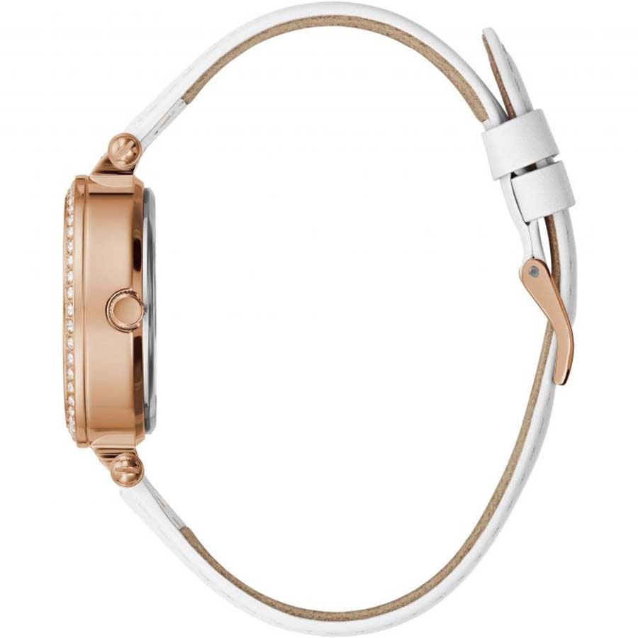 Đồng Hồ Nữ Guess GW0382L3 White Dial Leather Ladies Watch Màu Trắng