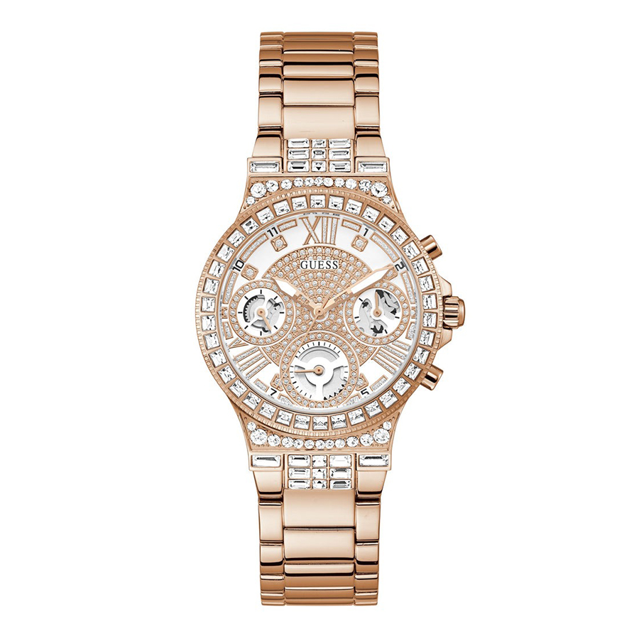 Đồng Hồ Nữ Guess Ladies Moonlight Rose Gold Watch GW0320L3 Màu Vàng Hồng
