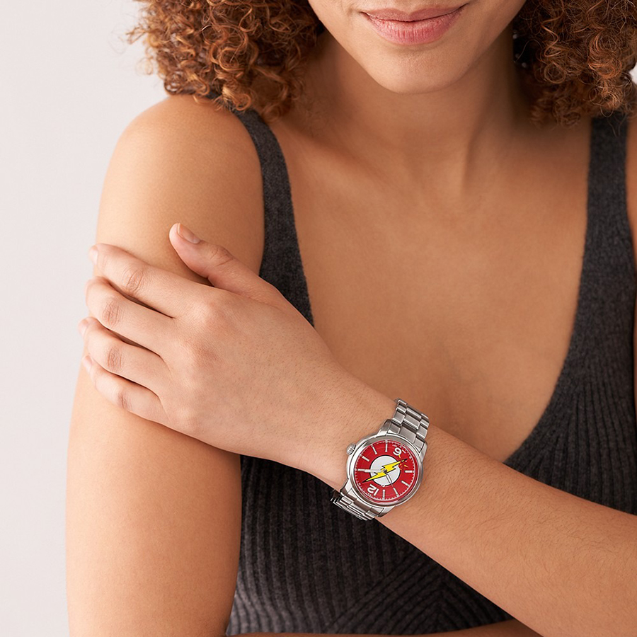Đồng Hồ Fossil The Flash Watch LE1162 Màu Bạc