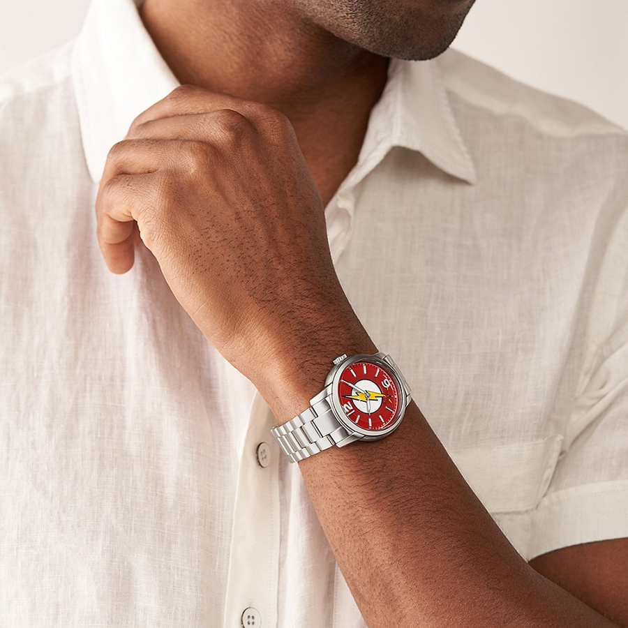 Đồng Hồ Fossil The Flash Watch LE1162 Màu Bạc