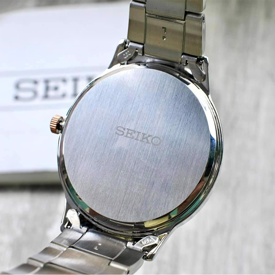 Đồng Hồ Nam Seiko Regular Quartz SGEH90P1 Màu Nâu Bạc