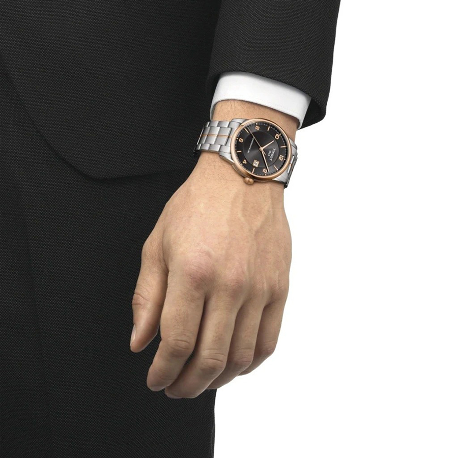 Đồng Hồ Nam Tissot t T-Classic Powermatic Watch T086.407.22.067.00 Màu Bạc