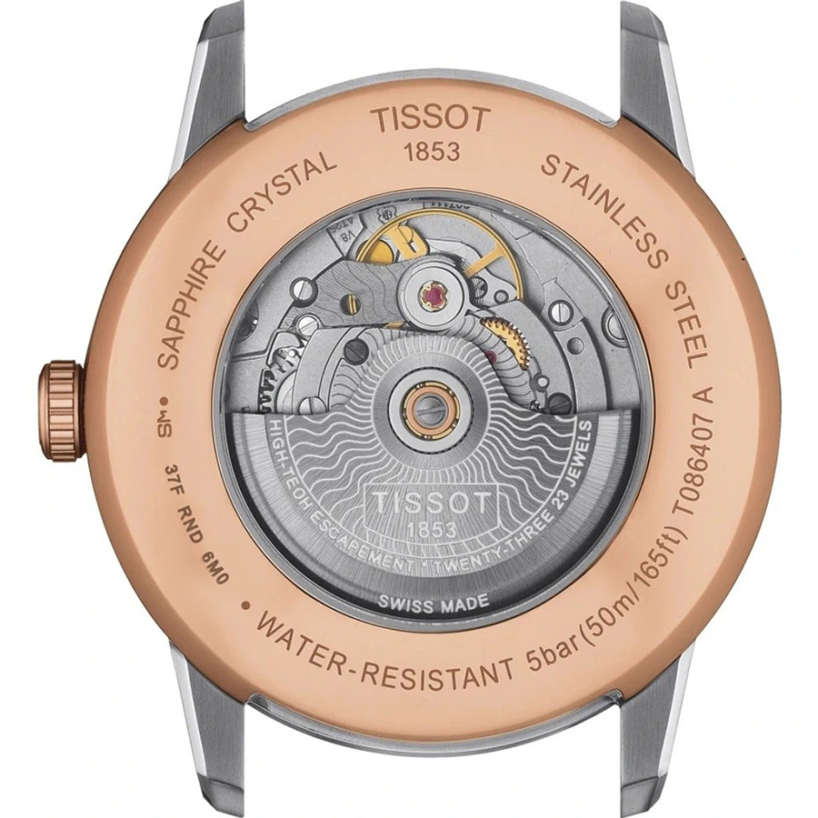 Đồng Hồ Nam Tissot t T-Classic Powermatic Watch T086.407.22.067.00 Màu Bạc