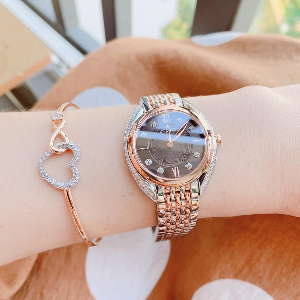 Đồng Hồ Nữ Bulova Classic 98R230 Màu Bạc
