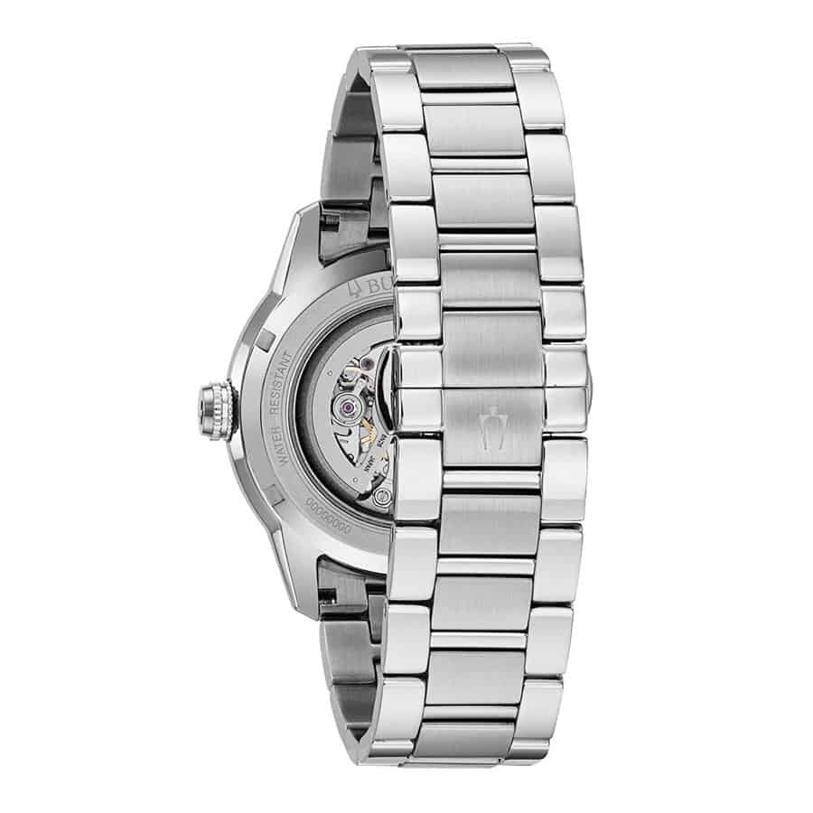 Đồng Hồ Nam Bulova Skeleton 96A208 Màu Bạc