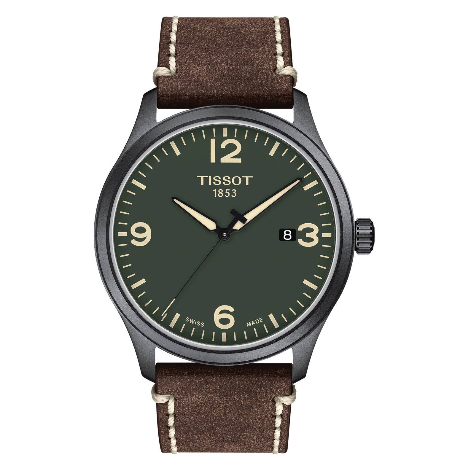 Đồng Hồ Nam Tissot Gent XL Quartz T137.410.16.041.00 Màu Nâu Xanh