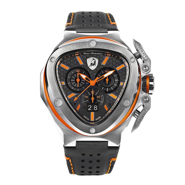 Đồng Hồ Nam Tonino Lamborghini Spyder X SS Chrono T9XB-SS Màu Đen Cam