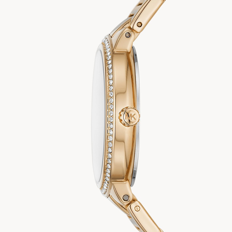 Đồng Hồ Nữ Michael Kors Gabbi Gold-Tone Watch And Bracelet Gift Set MK1031 Màu Vàng Gold