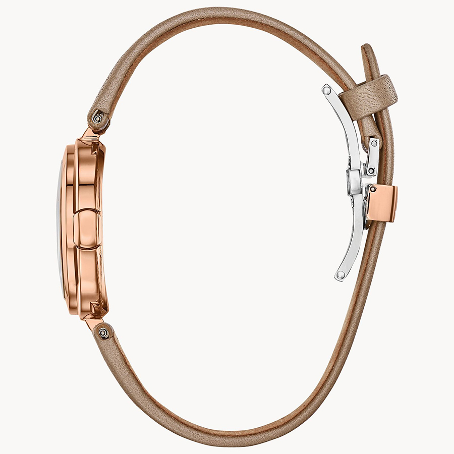 Đồng Hồ Nữ Citizen  Eco-Drive Capella Rose Gold EX1513-00Y Màu Nâu
