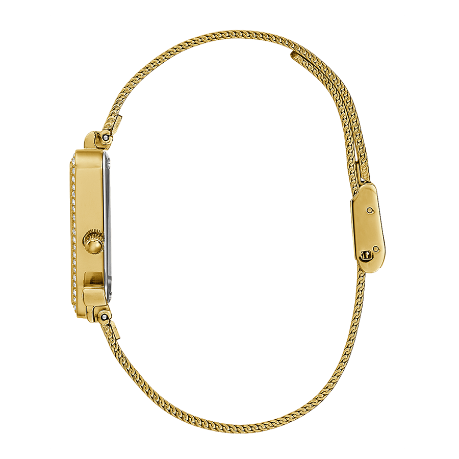 Đồng Hồ Nữ Guess Gold Tone Case Gold Tone Stainless Steel/Mesh Watch GW0508L2 Màu Vàng Gold
