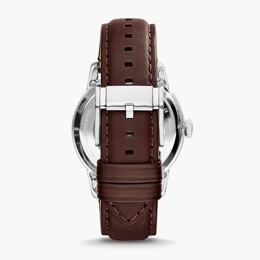 Đồng Hồ Nam Fossil Townsman Automatic Leather Watch Brown ME3061 Màu Nâu Đen