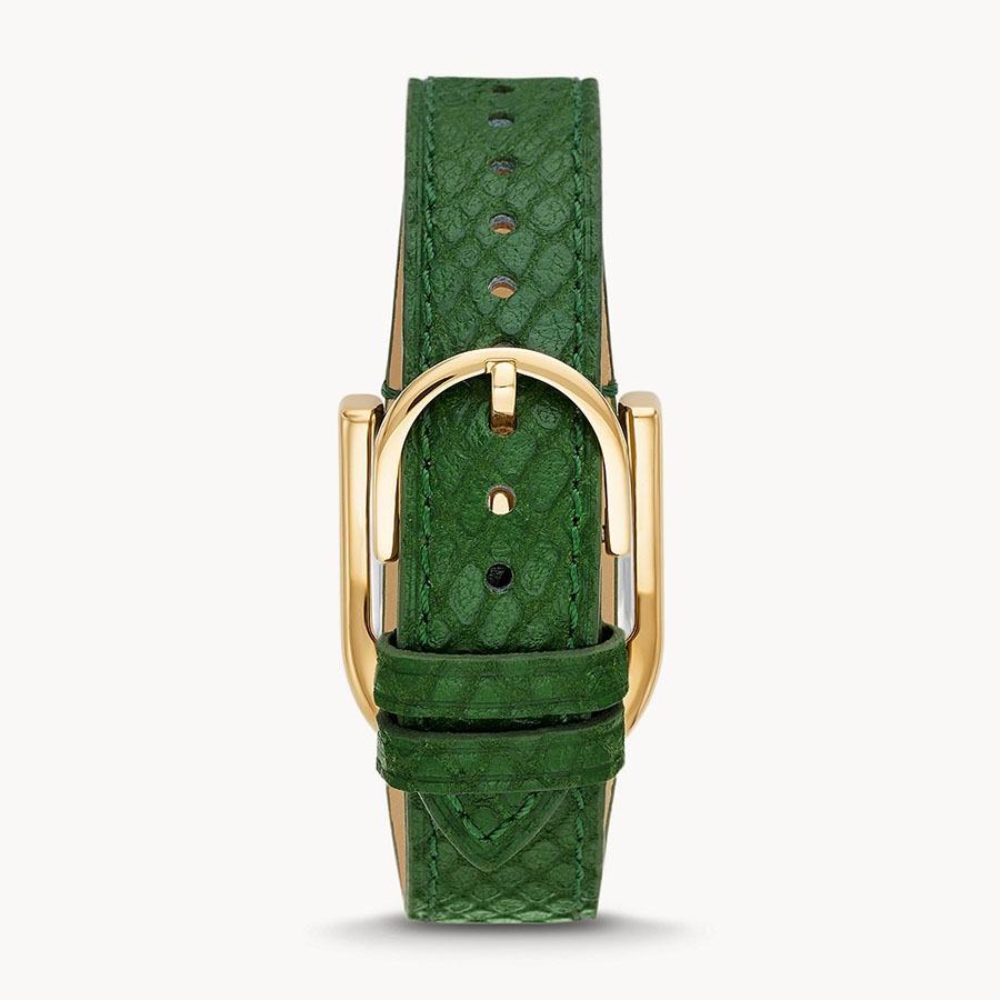 Đồng Hồ Nữ Fossil Harwell Three-Hand Green Litehide Leather ES5267 Màu Xanh Bạc