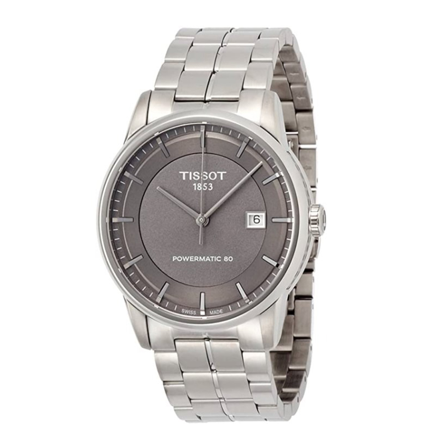 Đồng Hồ Nam Tissot Men Luxury Powermatic 80 T086.407.11.061.00 Màu Xám Bạc
